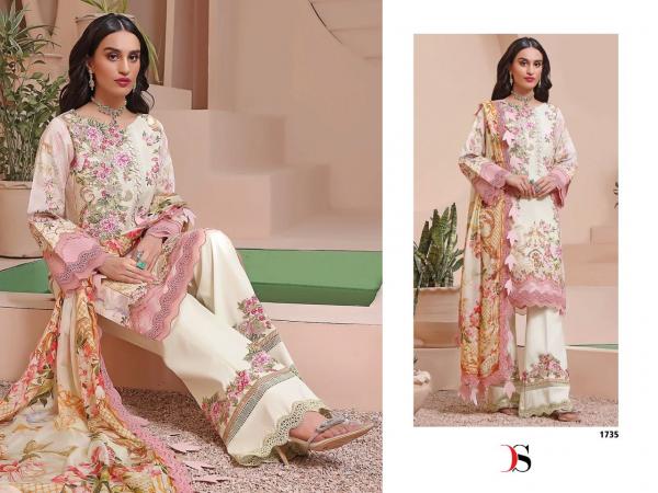 Deepsy Firdous Queens Court Cotton Embroidery Designer Pakistani Salwar Suits